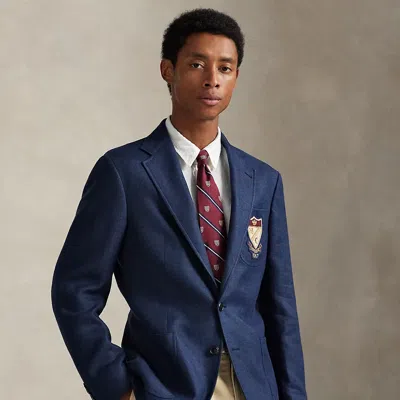 Ralph Lauren The Morehouse College Linen Blazer In Blue