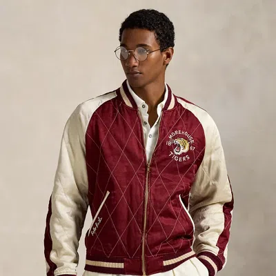 Ralph Lauren The Morehouse College Souvenir Jacket In Red