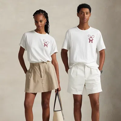 Ralph Lauren The Morehouse College Tennis T-shirt In White
