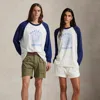 Ralph Lauren The Oak Bluffs Baseball Tee In Multi