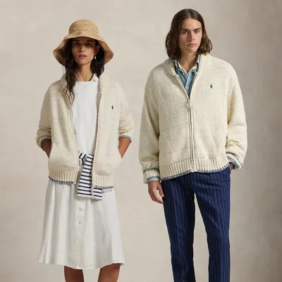 Ralph Lauren The Oak Bluffs Zip Cardigan In Multi