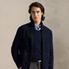 Ralph Lauren The Polo Tartan Full-zip Sweater In Blue