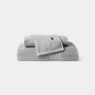 Ralph Lauren The Polo Towel & Mat In Gray
