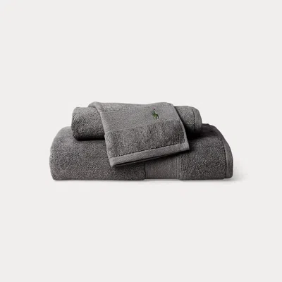 Ralph Lauren The Polo Towel & Mat In Gray