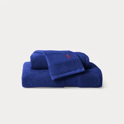 Ralph Lauren The Polo Towel & Mat In Blue