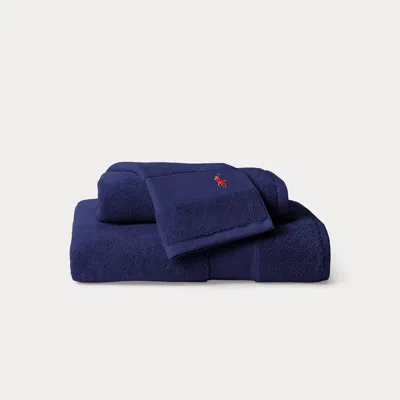 Polo Ralph Lauren The Polo Towel & Mat In Newport Navy In Blue