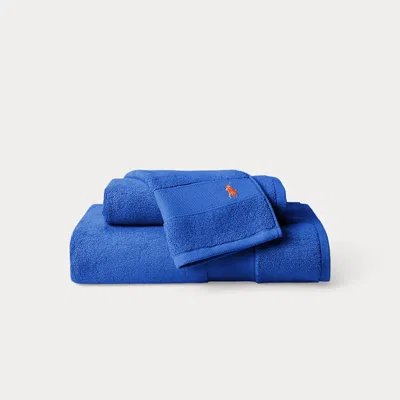 Ralph Lauren The Polo Towel & Mat In Blue