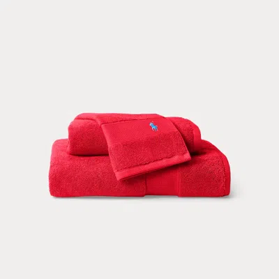 Ralph Lauren The Polo Towel & Mat In Red