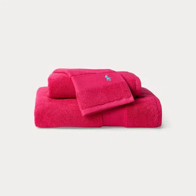 Ralph Lauren The Polo Towel & Mat In Pink