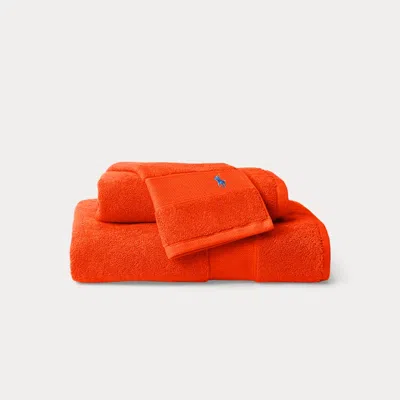Ralph Lauren The Polo Towel & Mat In Orange