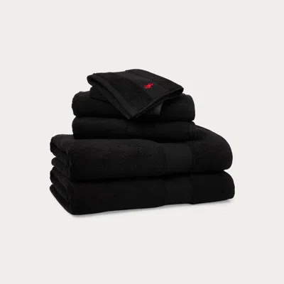 Ralph Lauren The Polo Towel Set In Black