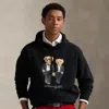Ralph Lauren The Ralph & Ricky Tuxedo Bear Hoodie In Black