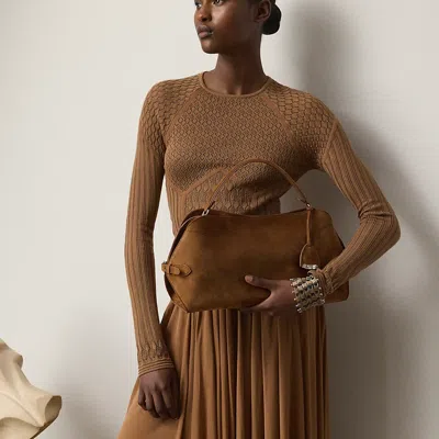 Ralph Lauren The Ralph Calf-suede Shoulder Bag