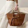 Ralph Lauren The Ralph Calfskin Large Tote In Rl Gold