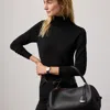 Ralph Lauren The Ralph Calfskin Shoulder Bag In Black