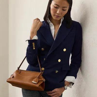 Ralph Lauren The Ralph Calfskin Small Shoulder Bag In Rl Gold