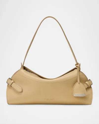 Ralph Lauren The Ralph Leather Shoulder Bag In Light Sand