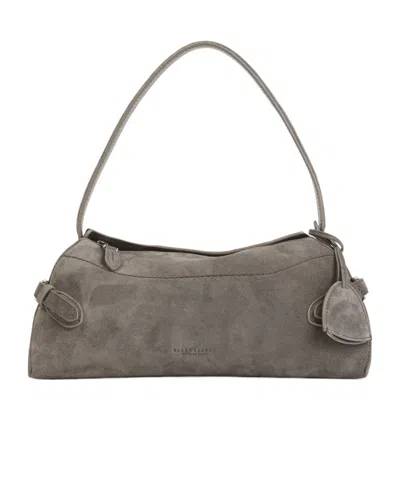 Ralph Lauren The Ralph Suede Shoulder Bag In Brown
