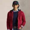Ralph Lauren The Rl Fleece Full-zip Hoodie In Red
