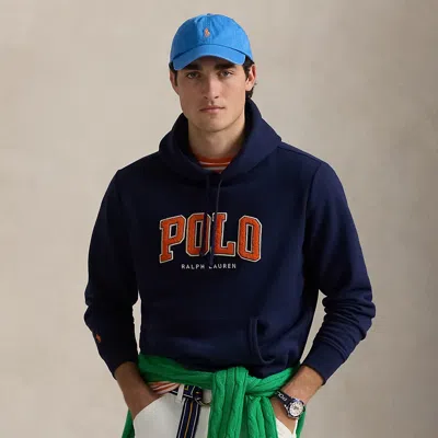 Polo Ralph Lauren The Rl Fleece Logo Hoodie In Cruise Navy