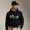 Polo Ralph Lauren The Rl Fleece Logo Hoodie In Polo Black