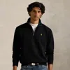 Ralph Lauren The Rl Fleece Quarter-zip Sweatshirt In Black