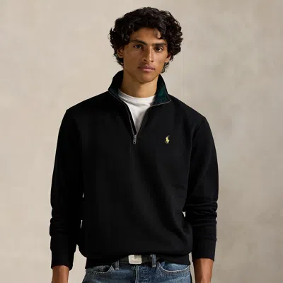 Ralph Lauren The Rl Fleece Quarter-zip Sweatshirt In Black