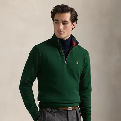 Ralph Lauren The Rl Fleece Sweatshirt In College Green