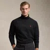 Polo Ralph Lauren The Rl Fleece Turtleneck Sweatshirt In Polo Black