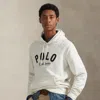 Ralph Lauren The Rl Fleece Western-logo Hoodie In White