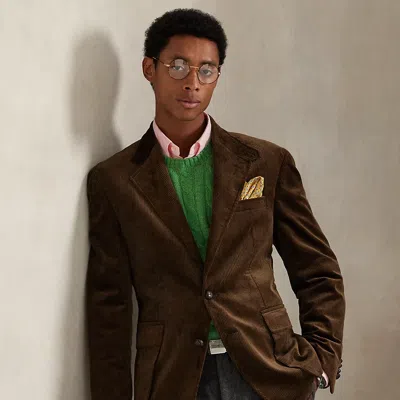 Ralph Lauren The Rl67 Corduroy Jacket In Brown