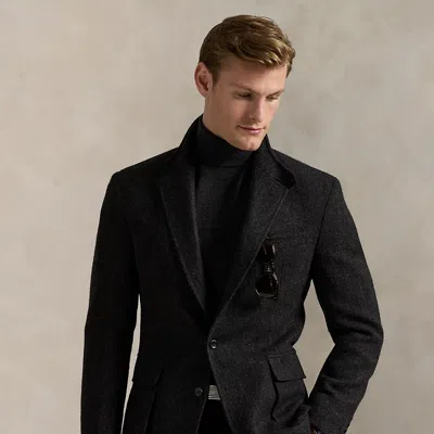 Ralph Lauren The Rl67 Wool Twill Jacket In Black