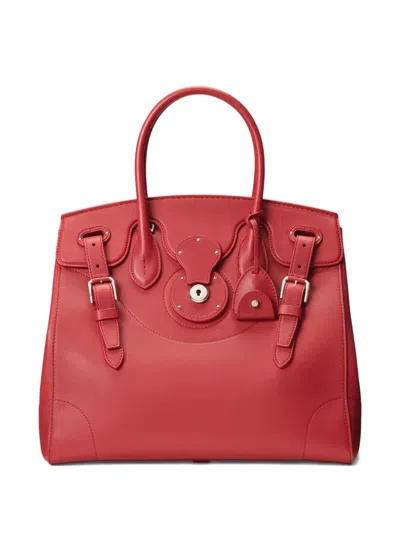 Ralph Lauren The Soft Ricky 33 Tote Bag In Red