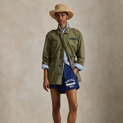 Ralph Lauren The Spelman College Jersey Short In Green
