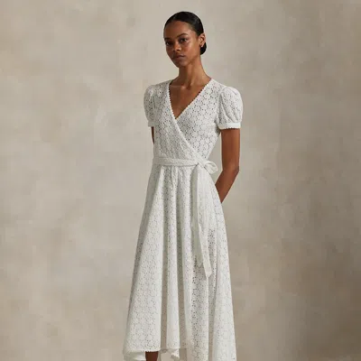 Ralph Lauren The Spelman College Wrap Dress In White