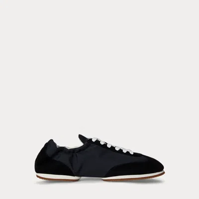 Ralph Lauren The Suede Pony Ballerina Sneaker