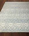 Ralph Lauren Theresa Hand-tufted Rug, 5' X 8' In Ivory, Blue