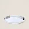 Polo Ralph Lauren Thorpe Round Tray In Metallic