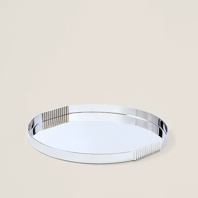 Polo Ralph Lauren Thorpe Round Tray In Metallic