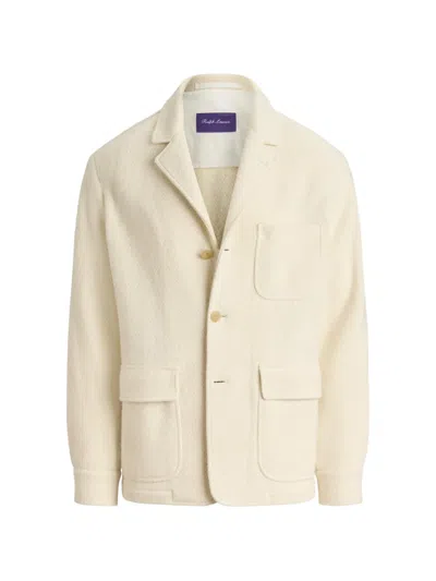 Ralph Lauren Three-button Pocket-detail Jacket In White
