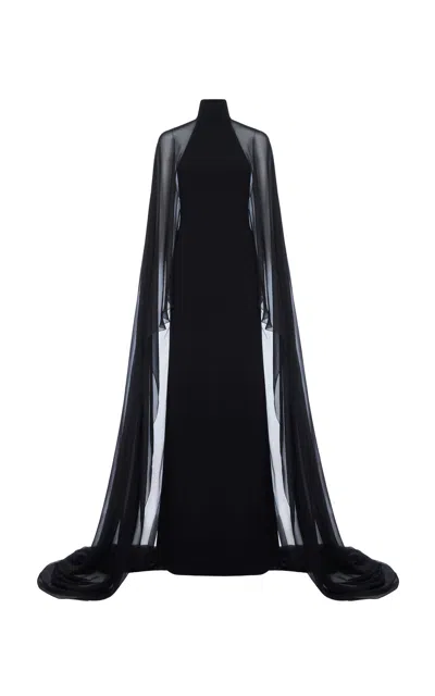 Ralph Lauren Tilly Cape Maxi Dress