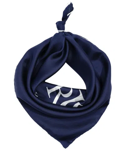 Ralph Lauren Timeless Logo Square Scarf In Blue