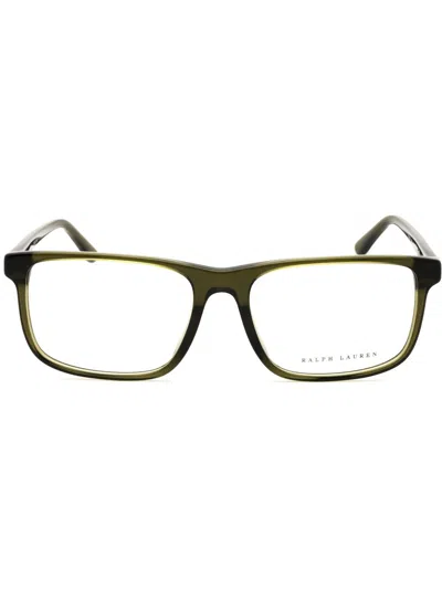 Ralph Lauren Timeless Rectangular Eyeglasses For Men In Metallic