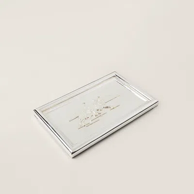 Polo Ralph Lauren Tisdale Trinket Tray In Silver
