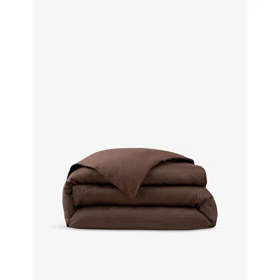 Ralph Lauren Tleigh Cotton Duvet Cover Chocolate