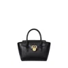 Ralph Lauren Tnnr Sm Schl Satchel Small In Black