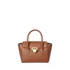 Ralph Lauren Tnnr Sm Schl Satchel Small In Brown