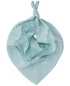 Ralph Lauren Printed Logo Square Scarf In Aqua Pearl