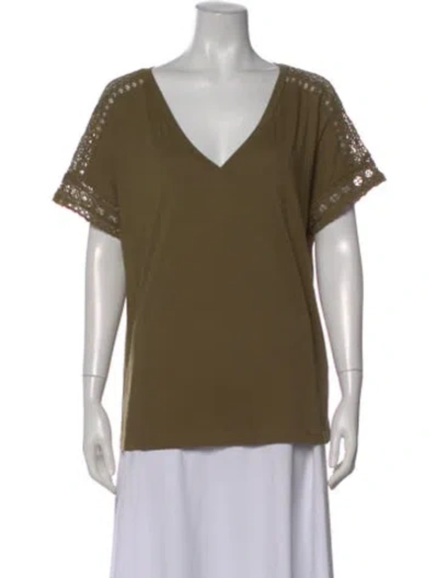 Pre-owned Ralph Lauren Top In Green