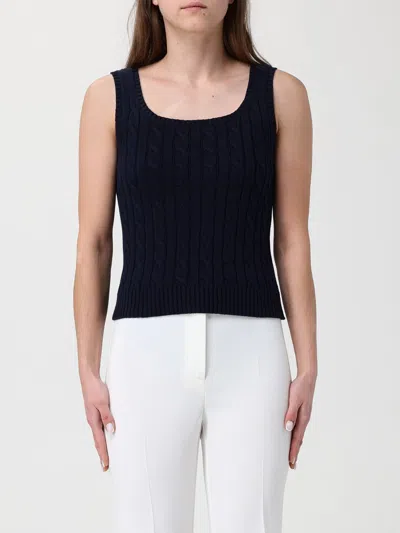 Ralph Lauren Navy Blue Riduan Gassed Cotton Vest